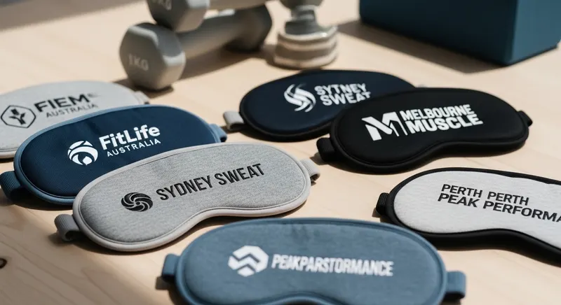 branded sleep masks for gym and fitness centres australia - promotional merchandise