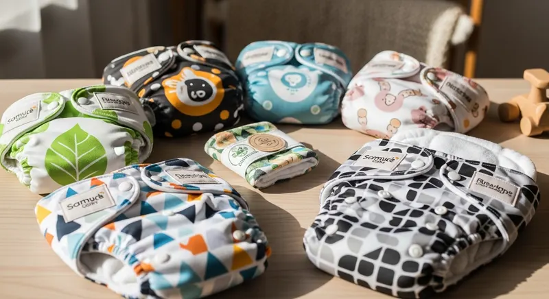 sustainable branded reusable nappies for baby brand promotions - promotional merchandise